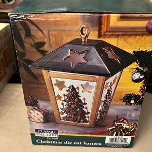🎄 Classic Solutions Ceramic Christmas Lantern - NIB 🎄